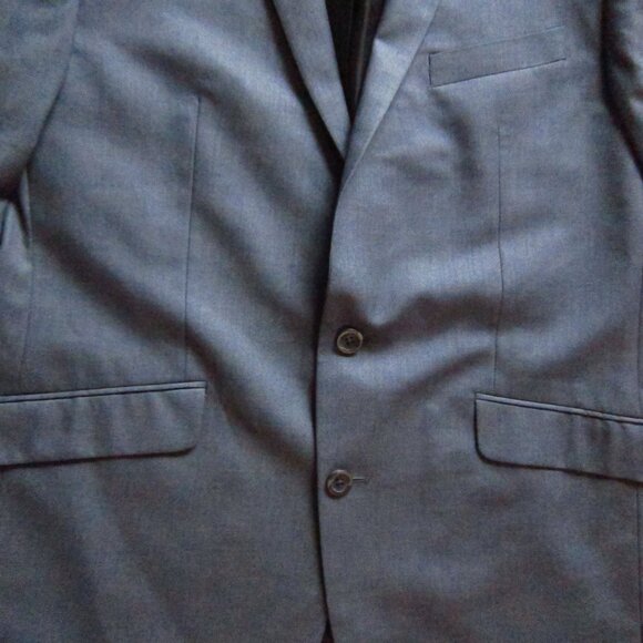 NWT- Mens Kenneth Cole Reaction Gray 2 Piece Suit Size 42R & Pants 32 X 32 - Picture 9 of 16